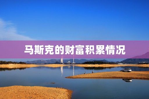 马斯克的财富积累情况